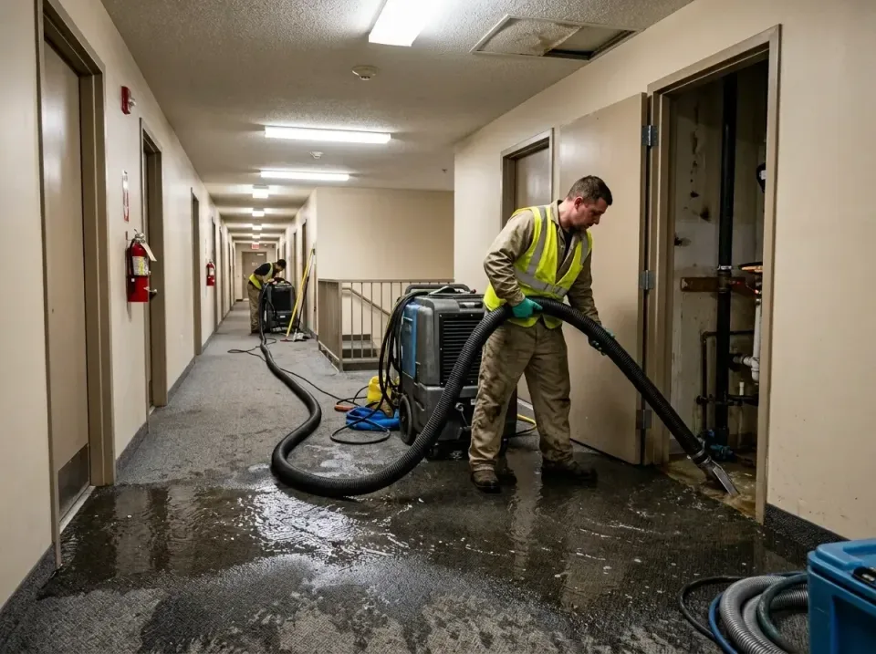 multi-unit-apartment-hallway-f-005 — frequently asked questions, Emergency Burst Pipe Water Extraction & Removal in Atascoci…